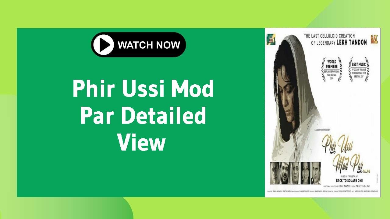 Phir Ussi Mod Par